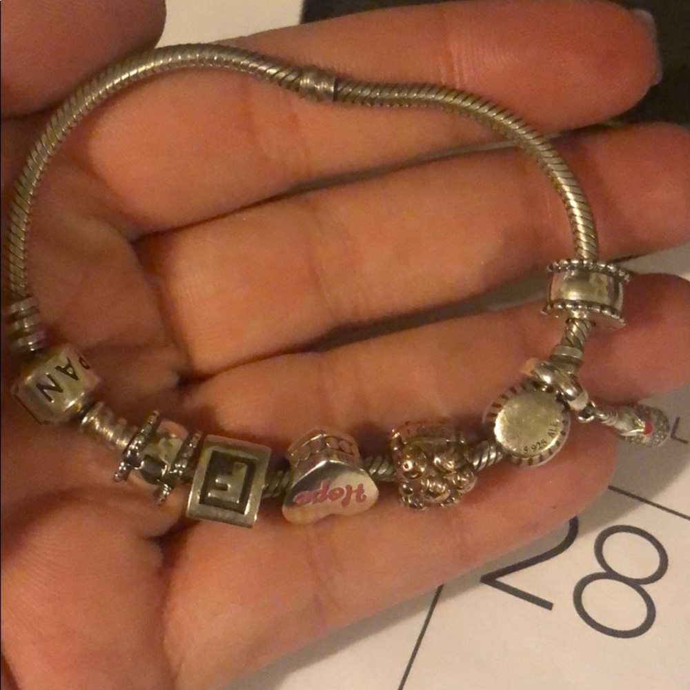 Pandora Bracelet and Charms